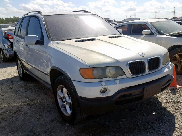 5UXFA53593LV88512 - 2003 BMW X5 3.0I WHITE photo 1