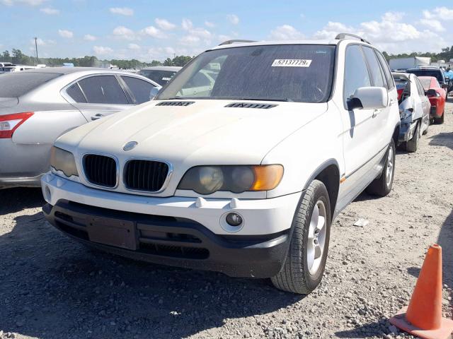 5UXFA53593LV88512 - 2003 BMW X5 3.0I WHITE photo 2