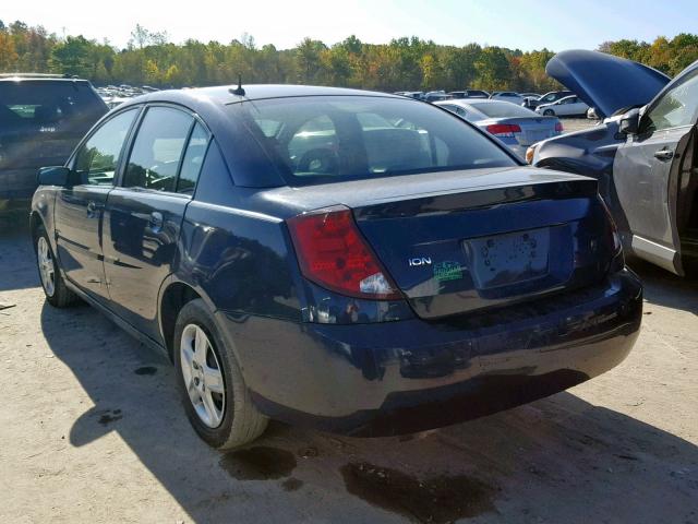 1G8AJ55F07Z146121 - 2007 SATURN ION LEVEL BLUE photo 3