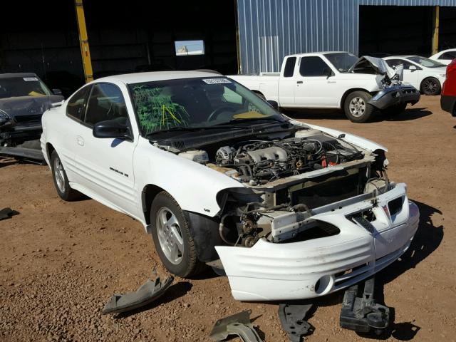 1G2NF12EXYM769326 - 2000 PONTIAC GRAND AM S WHITE photo 1