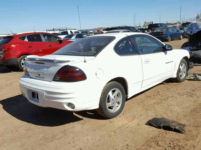 1G2NF12EXYM769326 - 2000 PONTIAC GRAND AM S WHITE photo 4