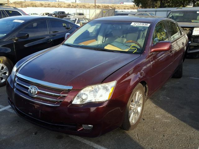 4T1BK36B35U003807 - 2005 TOYOTA AVALON XL MAROON photo 2