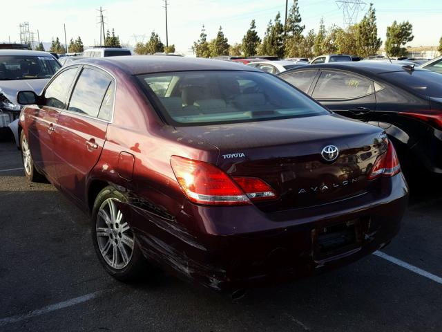 4T1BK36B35U003807 - 2005 TOYOTA AVALON XL MAROON photo 3