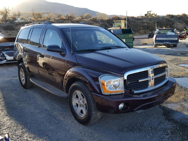 1D4HB48N45F522612 - 2005 DODGE DURANGO SL RED photo 1