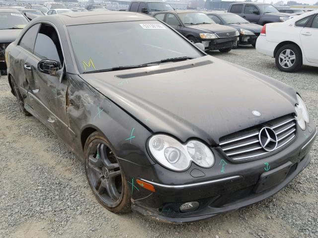 WDBTJ76H65F134756 - 2005 MERCEDES-BENZ CLK 55 AMG BLACK photo 1