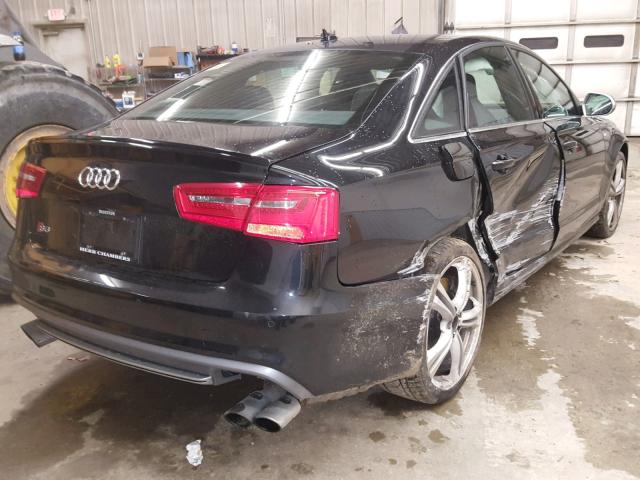 WAUF2AFCXDN073345 - 2013 AUDI S6 BLACK photo 4