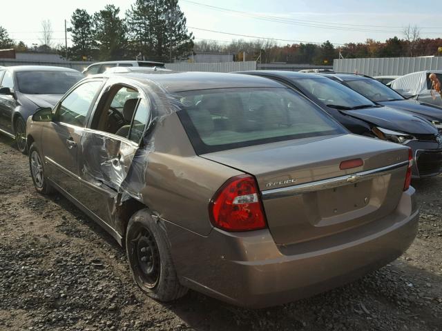 1G1ZS57F27F286569 - 2007 CHEVROLET MALIBU LS GOLD photo 3