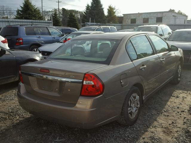 1G1ZS57F27F286569 - 2007 CHEVROLET MALIBU LS GOLD photo 4