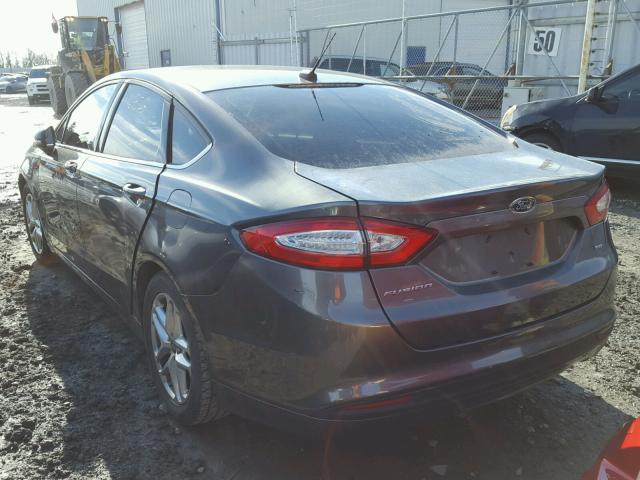 3FA6P0H72DR245885 - 2013 FORD FUSION SE BLACK photo 3