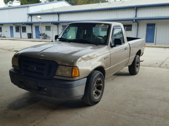 1FTYR10D34PA03098 - 2004 FORD RANGER TAN photo 2