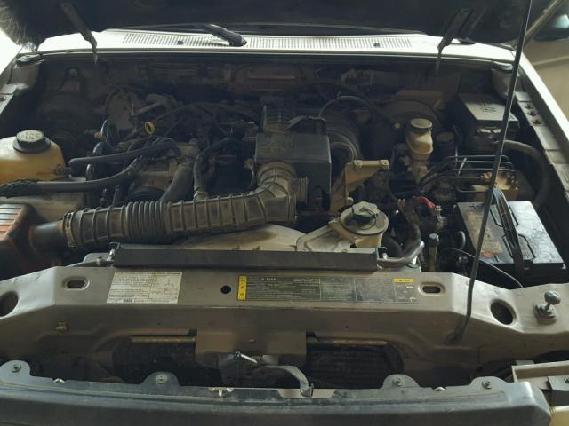 1FTYR10D34PA03098 - 2004 FORD RANGER TAN photo 7