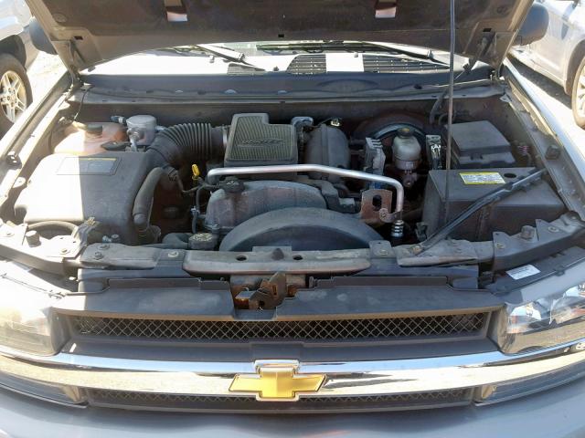 1GNDT13S362267908 - 2006 CHEVROLET TRAILBLAZE GRAY photo 7