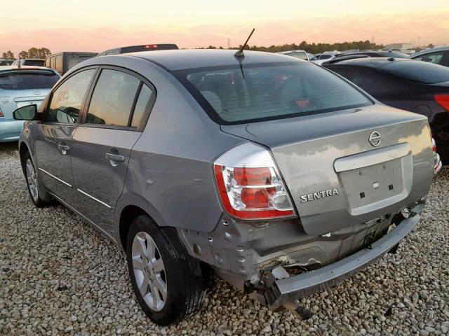 3N1AB61E38L699167 - 2008 NISSAN SENTRA 2.0 GRAY photo 3