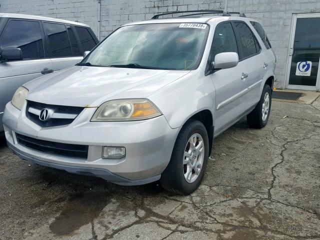 2HNYD18846H505965 - 2006 ACURA MDX TOURIN SILVER photo 2