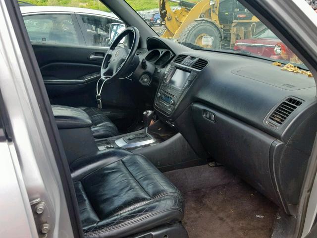 2HNYD18846H505965 - 2006 ACURA MDX TOURIN SILVER photo 5