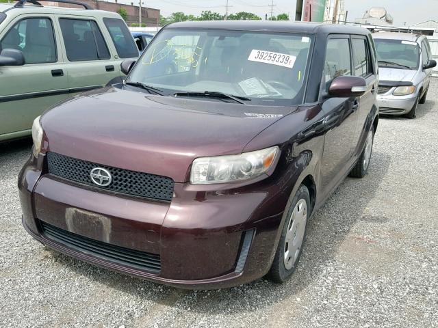 JTLKE50E981057181 - 2008 TOYOTA SCION XB იასამნისფერი ფოტო 2