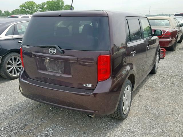JTLKE50E981057181 - 2008 TOYOTA SCION XB იასამნისფერი ფოტო 4