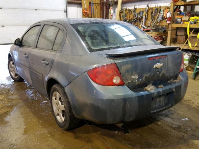 1G1AL55F277350696 - 2007 CHEVROLET COBALT LT GRAY photo 3