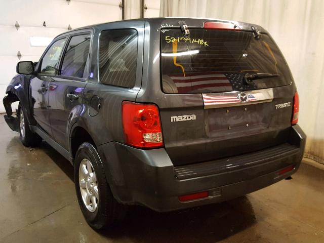 4F2CZ02799KM03442 - 2009 MAZDA TRIBUTE I GRAY photo 3