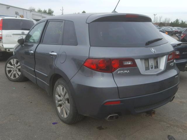 5J8TB1H59AA006566 - 2010 ACURA RDX TECHNO GRAY photo 3