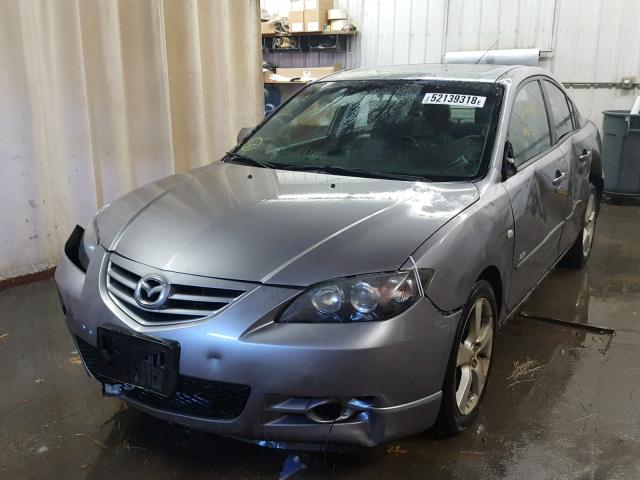 JM1BK323351302203 - 2005 MAZDA 3 S GRAY photo 2