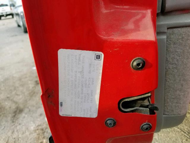 2G1WN54T1P9132772 - 1993 CHEVROLET LUMINA EUR RED photo 10