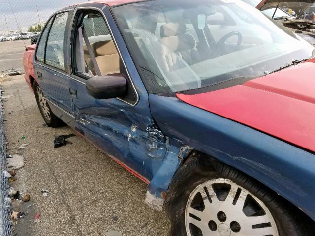 2G1WN54T1P9132772 - 1993 CHEVROLET LUMINA EUR RED photo 9