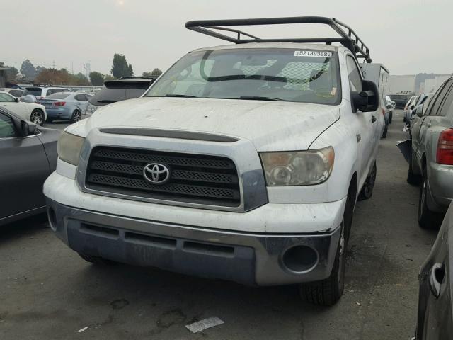 5TFLV52108X035108 - 2008 TOYOTA TUNDRA WHITE photo 2