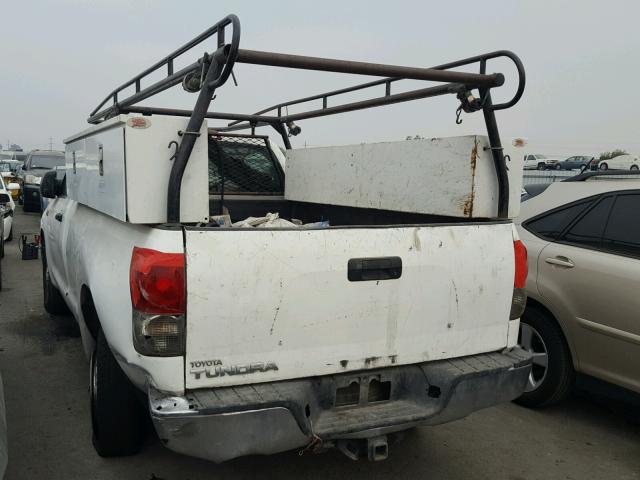 5TFLV52108X035108 - 2008 TOYOTA TUNDRA WHITE photo 3