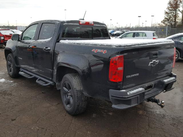 1GCGTCE38G1172937 - 2016 CHEVROLET COLORADO L BLACK photo 3