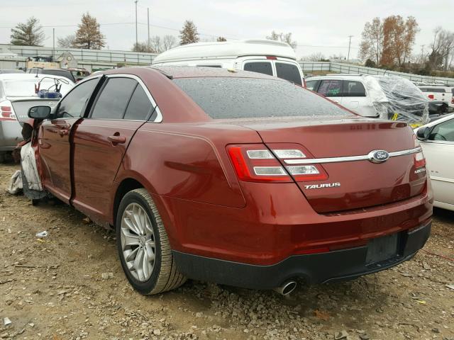 1FAHP2F85EG176280 - 2014 FORD TAURUS LIM ORANGE photo 3