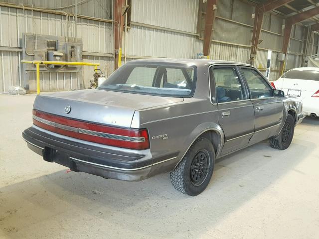 1G4AH54N5M6466571 - 1991 BUICK CENTURY CU GRAY photo 4