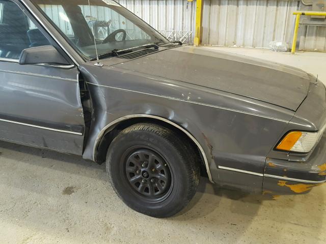 1G4AH54N5M6466571 - 1991 BUICK CENTURY CU GRAY photo 9