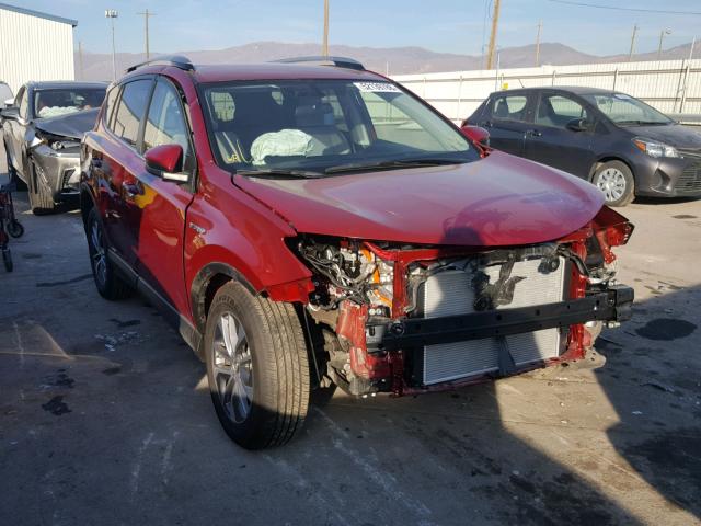 JTMRJREV2JD186812 - 2018 TOYOTA RAV4 HV LE RED photo 1