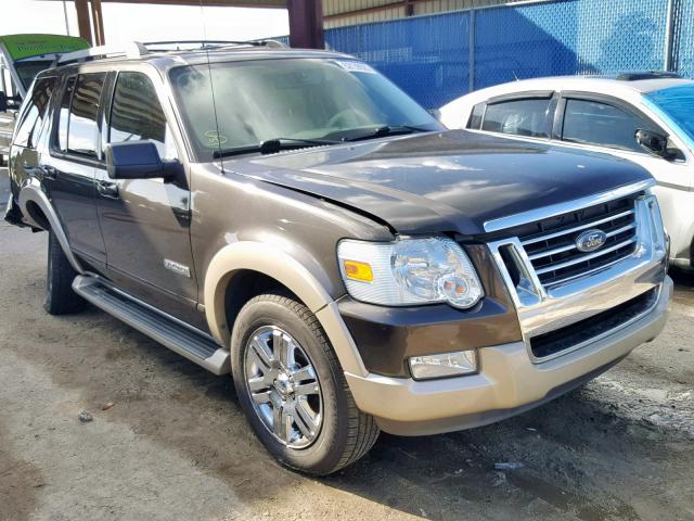 1FMEU74E96UA10922 - 2006 FORD EXPLORER E BROWN photo 1