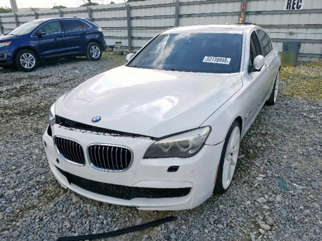 WBAKA83519CY33682 - 2009 BMW 750 I WHITE photo 2