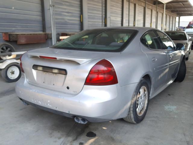 2G2WP522641299204 - 2004 PONTIAC GRAND PRIX GRAY photo 4