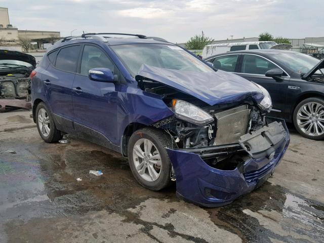 KM8JU3AC6CU386483 - 2012 HYUNDAI TUCSON GLS BLUE photo 1