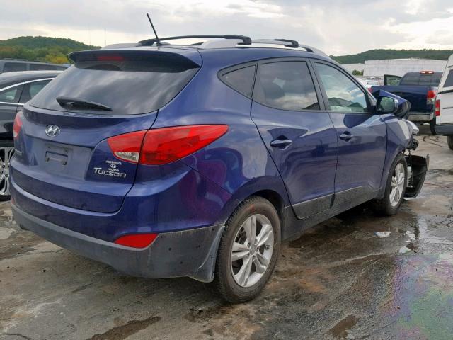 KM8JU3AC6CU386483 - 2012 HYUNDAI TUCSON GLS BLUE photo 4