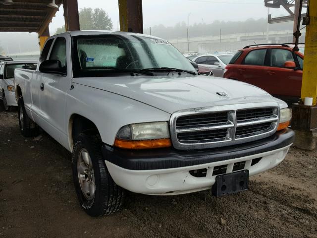 1D7GL32K84S653701 - 2004 DODGE DAKOTA SPO WHITE photo 1