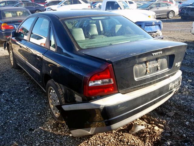 YV1TS94D5Y1127965 - 2000 VOLVO S80 BLACK photo 3