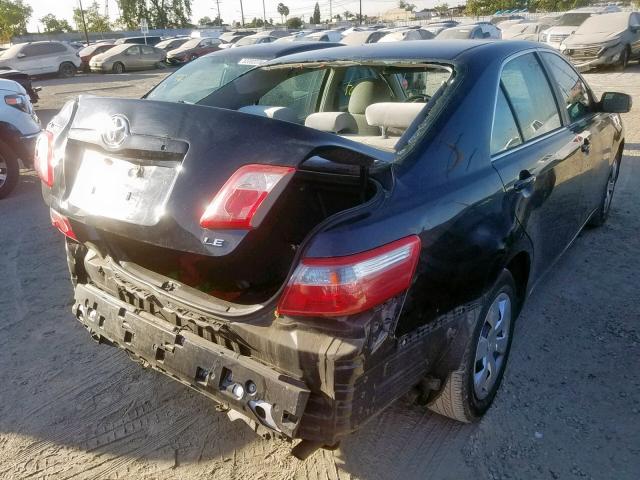 4T1BE46K89U325989 - 2009 TOYOTA CAMRY BASE BLACK photo 4