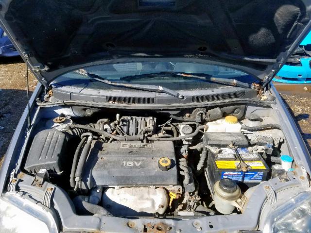 KL1TD66688B012582 - 2008 CHEVROLET AVEO BASE Сұр фото 7