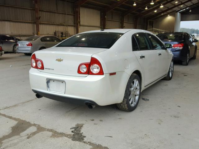 1G1ZE5E79AF215007 - 2010 CHEVROLET MALIBU LTZ WHITE photo 4