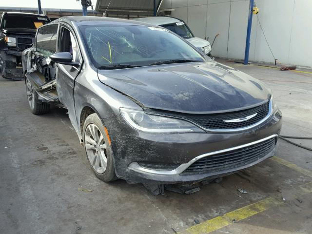 1C3CCCAB0FN504585 - 2015 CHRYSLER 200 LIMITE GRAY photo 1