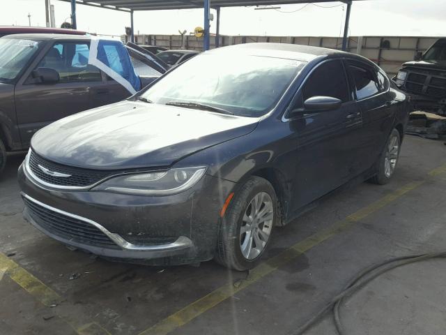 1C3CCCAB0FN504585 - 2015 CHRYSLER 200 LIMITE GRAY photo 2