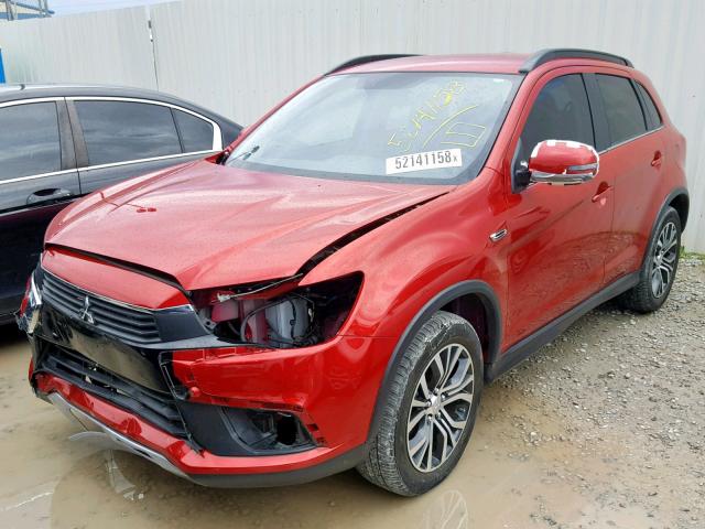 JA4AP4AW5HZ018778 - 2017 MITSUBISHI OUTLANDER RED photo 2