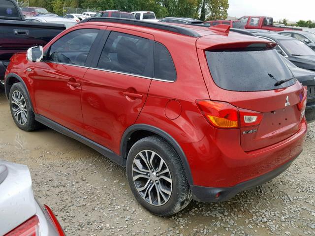 JA4AP4AW5HZ018778 - 2017 MITSUBISHI OUTLANDER RED photo 3