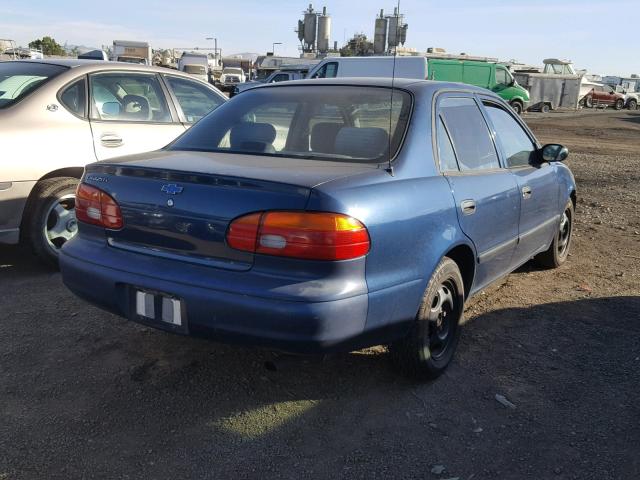 1Y1SK528XYZ420144 - 2000 CHEVROLET GEO PRIZM BLUE photo 4