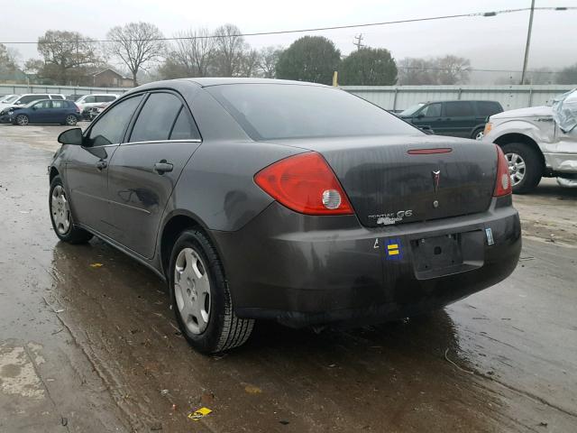 1G2ZF58B274164303 - 2007 PONTIAC G6 VALUE L CHARCOAL photo 3